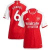 Maillot de Supporter Arsenal 2023-24 Gabriel 6 Domicile Pour Femme